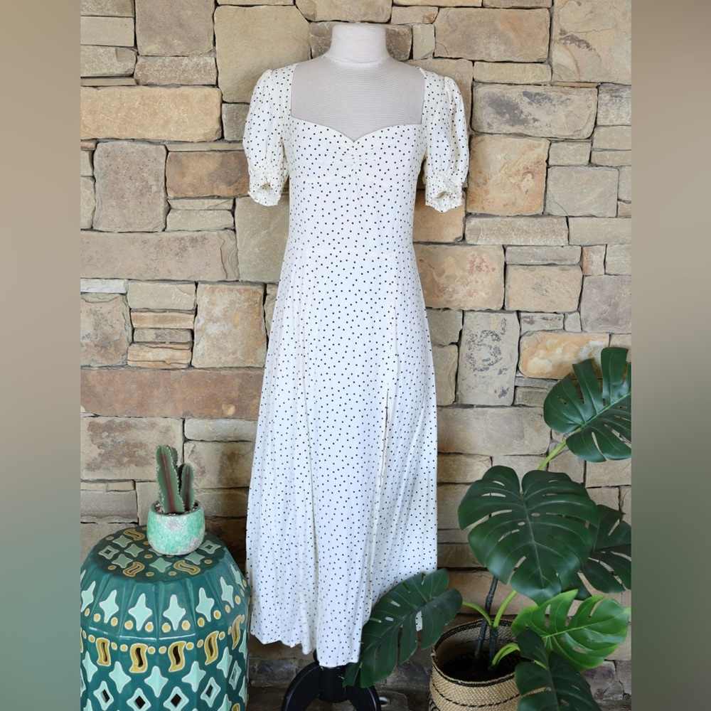 Reformation Lacy Dress - RARE polka dot print size 6